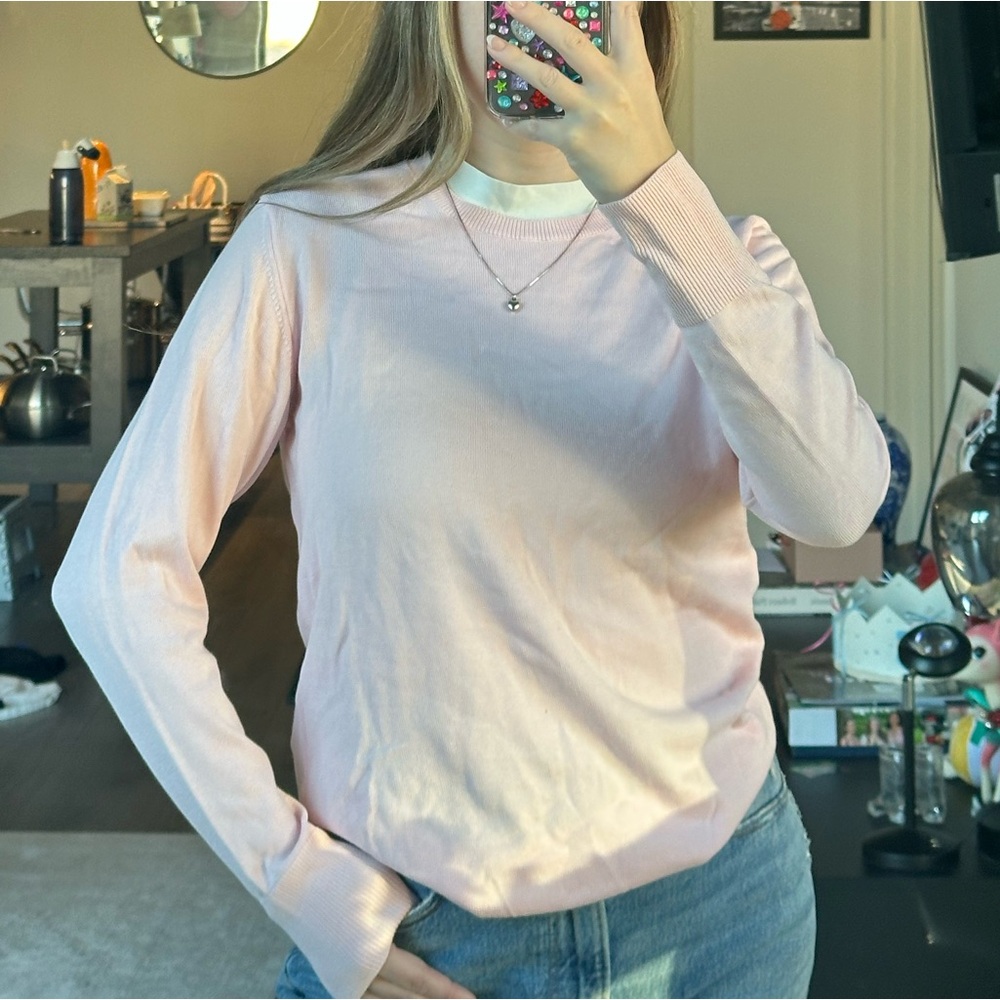 Light Pink Long Sleeve Top